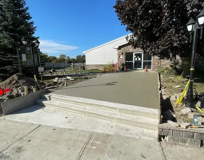 Commercial Sidewalk Repair — detailed view