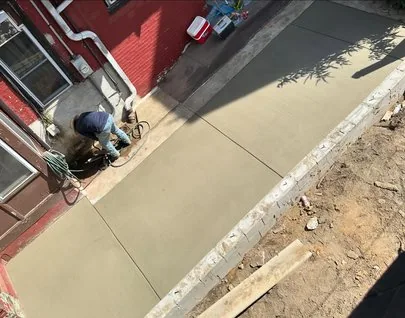 Storm Damage Concrete Repair — detailed view